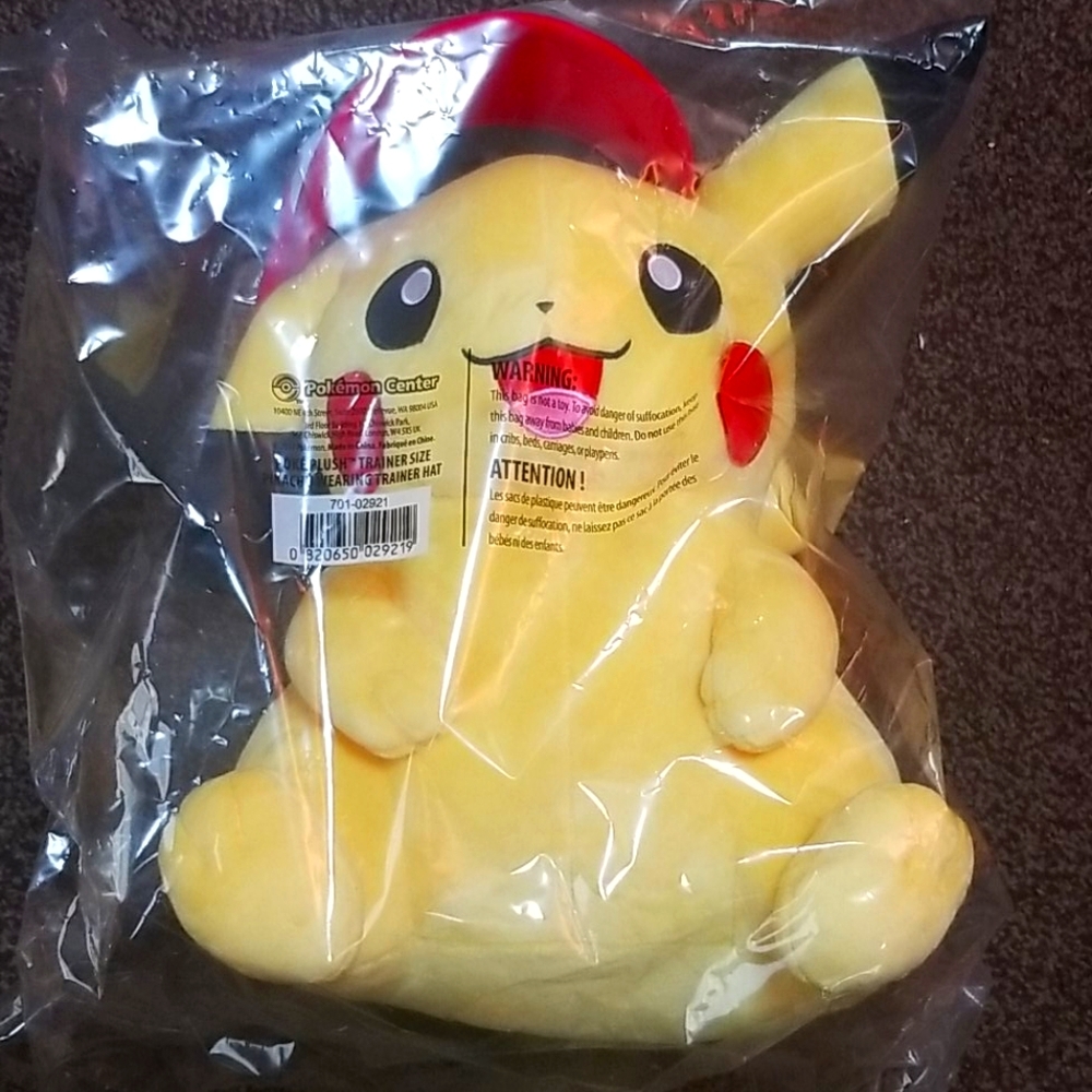 Pokemon pikachu poke plus Trainer size Height: